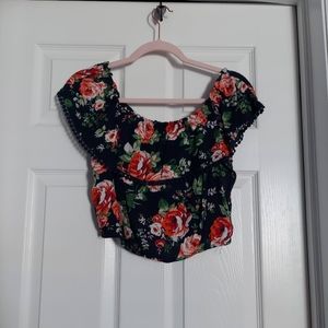 Ambiance off the shoulder floral top